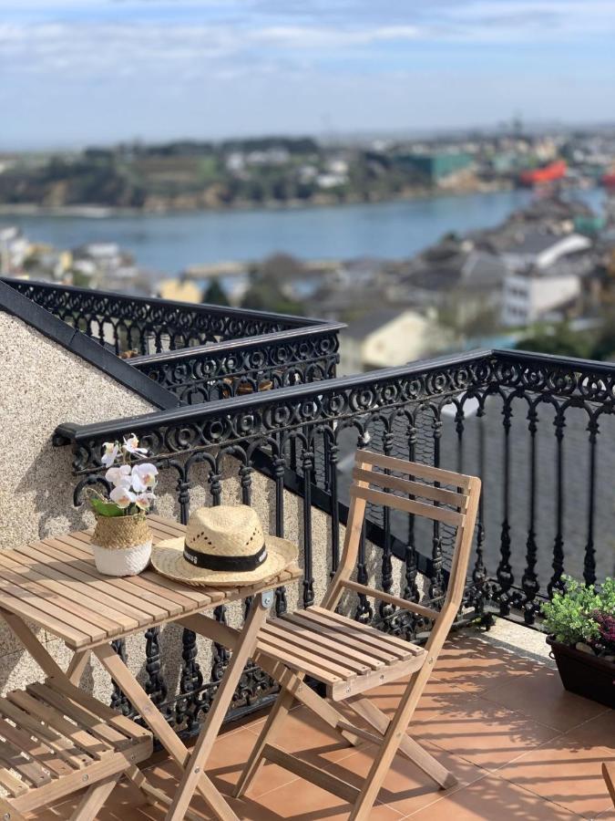 Moderno Piso Con La Mejor Terraza De Ribadeo Y Vistas Maravillosas Ngoại thất bức ảnh